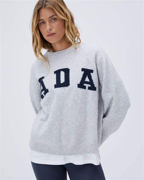 ADA Oversized Knit Sweatshirt .